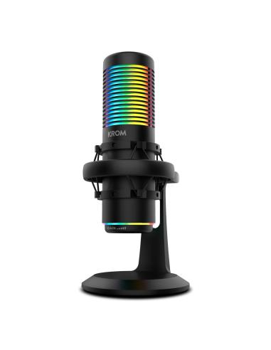 MICROFONO SOBREMESA KROM KAZE STREAMING USB RGB