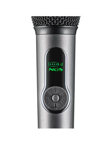 MICROFONO NGS DE VOZ INALAMBRICO SINGERSTAR TIPO DINAMICO ON-OFF