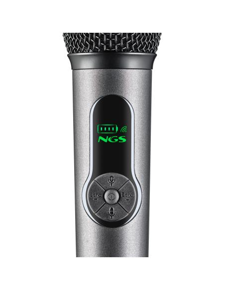 MICROFONO NGS DE VOZ INALAMBRICO SINGERSTAR TIPO DINAMICO ON-OFF