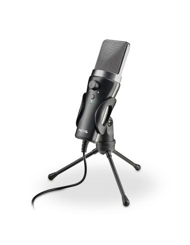 MICROFONO NGS DE VOZ USB MS120 CON TRIPODE PCPORTATIL
