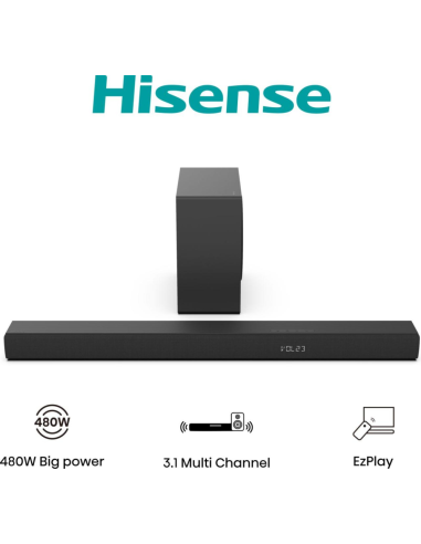 BARRA SONIDO HISENSE HS3100 3.1 480W BT