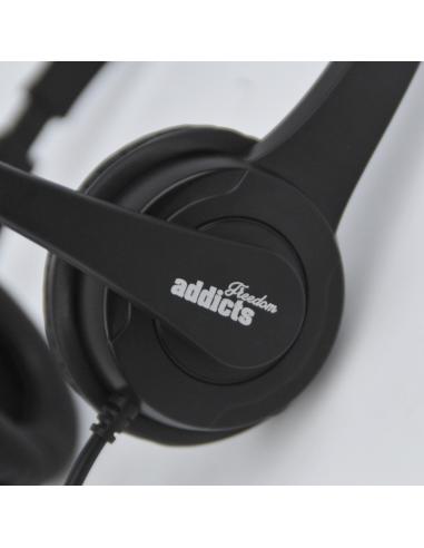 AURICULAR NGS VOX505USB MICROFONO CONTROL VOLUMEN