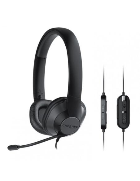 AURICULAR CREATIVE CHAT MAX HS-720 V2 MICROF MUTE CANCELCION RUIDO PC USB