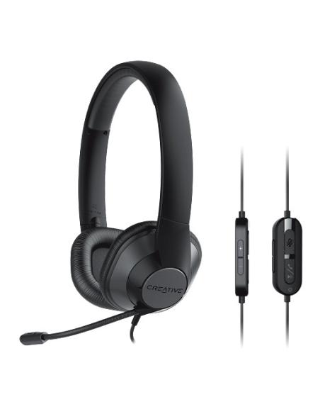 AURICULAR CREATIVE CHAT MAX HS-720 V2 MICROF MUTE CANCELCION RUIDO PC USB