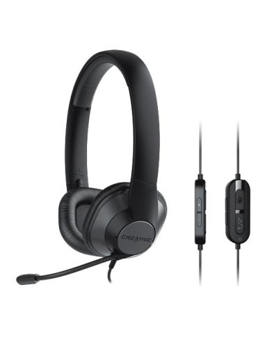 AURICULAR CREATIVE CHAT MAX HS-720 V2 MICROF MUTE CANCELCION RUIDO PC USB