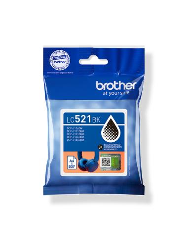 TINTA BROTHER NEGRA / DCP-J1260W / DCP-J1310DW / DCP-J1360DW (500 PAG.) (LC521BK)