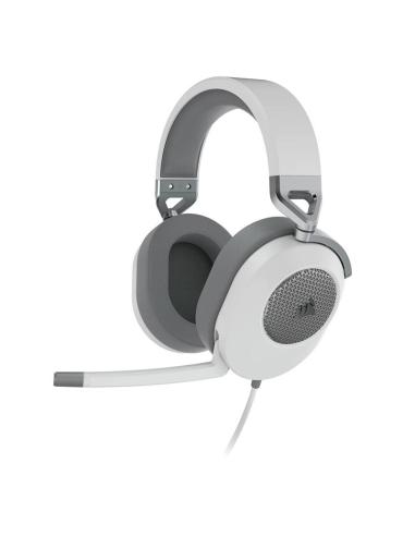 AURICULAR CORSAIR STEREO CORSAIR HS65 SURROUND BLANCO GAMING USB CA-9011271-EU