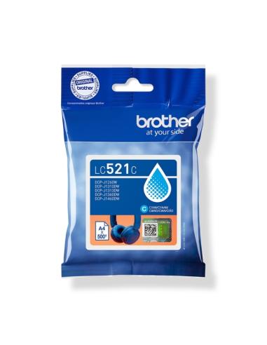 TINTA BROTHER CYAN / DCP-J1260W / DCP-J1310DW / DCP-J1360DW (500 PAG.) (LC521C)
