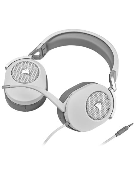 AURICULAR CORSAIR STEREO CORSAIR HS65 SURROUND BLANCO GAMING USB CA-9011271-EU