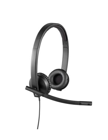 AURICULAR LOGITECH H570E CON MICROFONO USB NEGRO 981-000575
