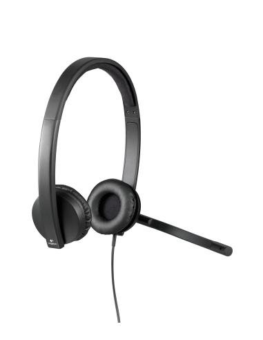 AURICULAR LOGITECH H570E CON MICROFONO USB NEGRO 981-000575