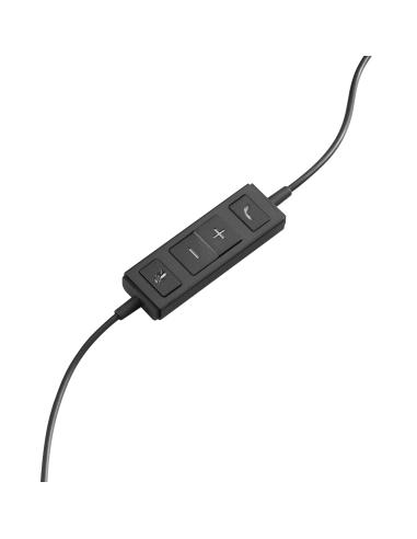 AURICULAR LOGITECH H570E CON MICROFONO USB NEGRO 981-000575
