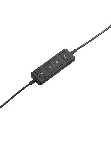 AURICULAR LOGITECH H570E CON MICROFONO USB NEGRO 981-000575