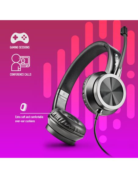 AURICULAR NGS CON MICROFONO MSX11PRO NEGRO CVOLUMEN