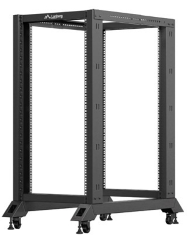 ARMARIO LANBERG ABIERTO RACK 19? 22U 600X1000 NEGRO