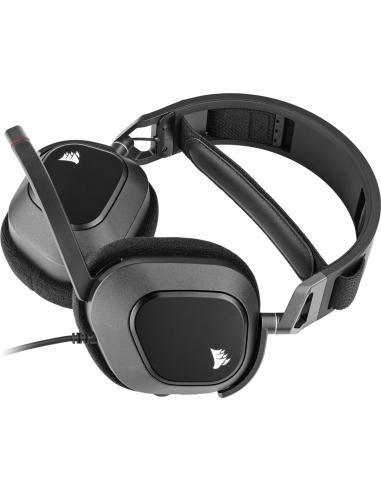 AURICULAR CORSAIR STEREO CORSAIR HS80 RGB USB CARBON CA-9011237-EU