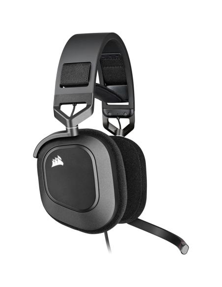 AURICULAR CORSAIR STEREO CORSAIR HS80 RGB USB CARBON CA-9011237-EU