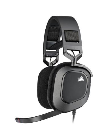 AURICULAR CORSAIR STEREO CORSAIR HS80 RGB USB CARBON CA-9011237-EU
