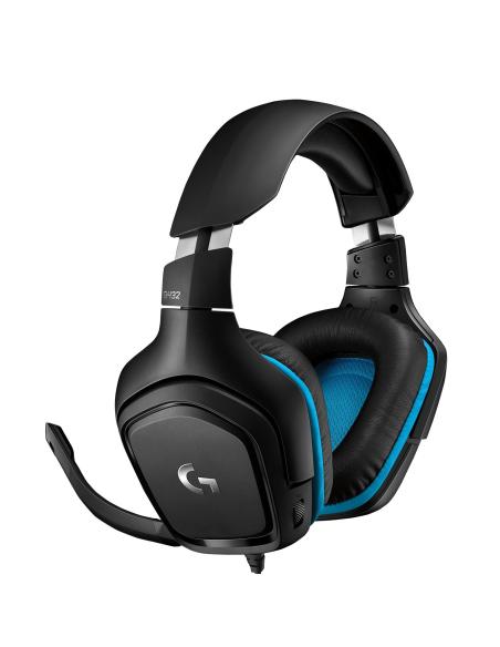 AURICULAR LOGITECH G432 GAMING CON MICROFONO USB2.0 NEGRO 981-000770