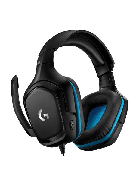 AURICULAR LOGITECH G432 GAMING CON MICROFONO USB2.0 NEGRO 981-000770
