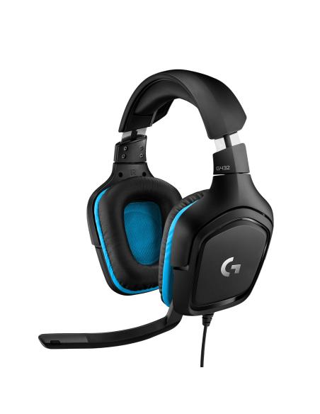 AURICULAR LOGITECH G432 GAMING CON MICROFONO USB2.0 NEGRO 981-000770