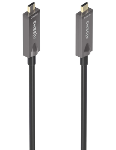 CABLE USB3.1 AISENS GEN2 10GBPS AOC 4K 3A 60W E-MARK USB-C M/M 10M