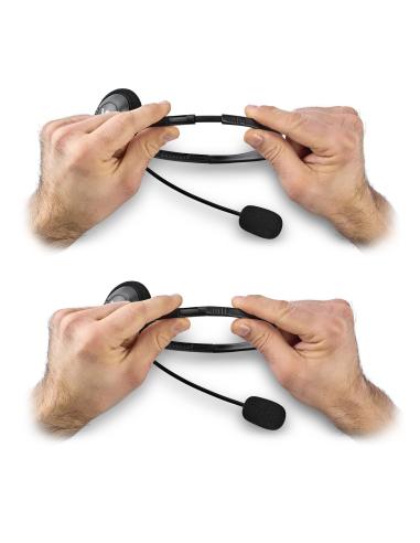 AURICULAR NGS CON MICROFONO MS103MAX NEGRO CVOLUMEN