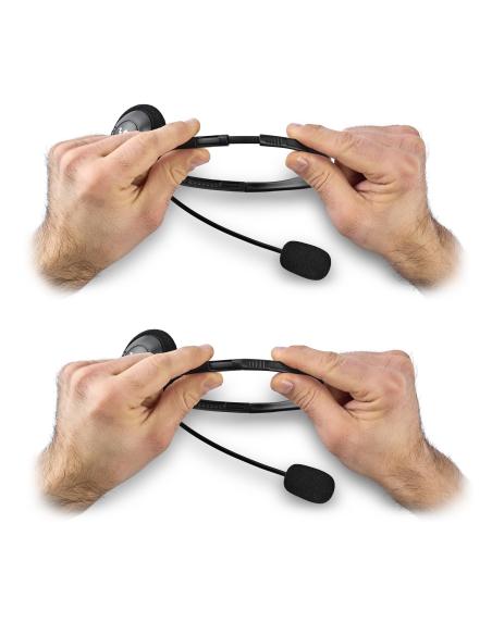 AURICULAR NGS CON MICROFONO MS103MAX NEGRO CVOLUMEN