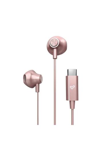 AURICULAR ENERGY EASYPODS IN-EAR CABLE TIPOC MICROFONO ROSA METALIZADO 459285