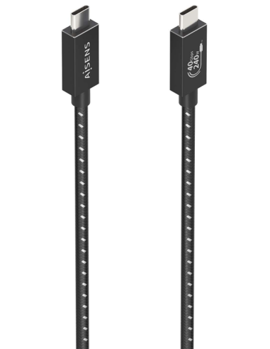 CABLE USB4 AISENS GEN3X2 40GBPS 8K60HZ 5A 48V 240W E-MARK C/M-C/M 1.5M