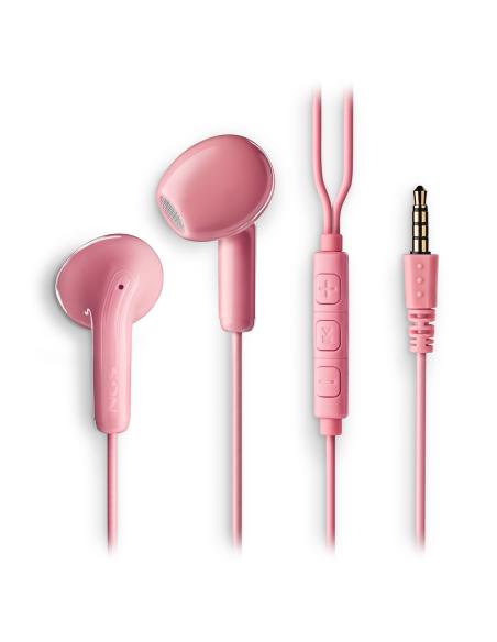 AURICULAR NGS CROSSFLIP INTRAUDITIVOS MICROFONO MULTIFUNCION PINK