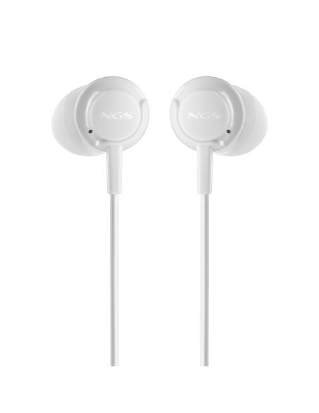AURICULAR NGS CROSSSTEP INTRAUDITIVOS MICROFONO MULTIFUNCION WHITE USB-C