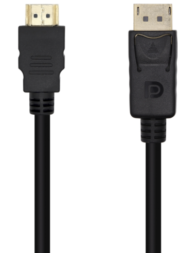 CABLE CONVERSOR AISENS DISPLAYPORT A HDMI DP/M-HDMI/M 1.0M
