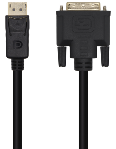 CABLE CONVERSOR AISENS DISPLAYPORT A DVI DP/M-DVI/M NEGRO 3.0M