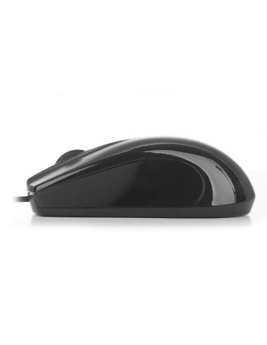 RATON NGS USB OPTICAL WIRED MOUSE BLACK MIST