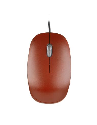 RATON NGS USB OPTICAL WIRED MOUSE FLAME RED
