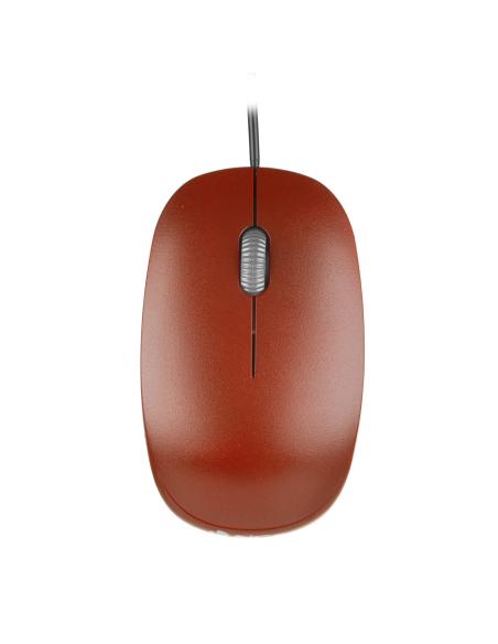 RATON NGS USB OPTICAL WIRED MOUSE FLAME RED