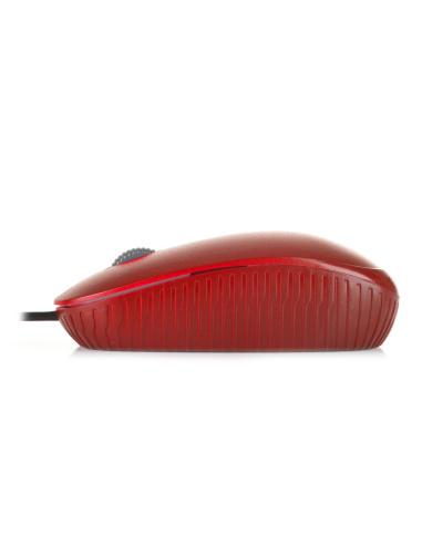 RATON NGS USB OPTICAL WIRED MOUSE FLAME RED