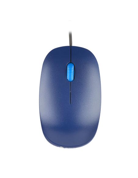 RATON NGS USB OPTICAL WIRED MOUSE FLAME BLUE