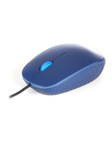 RATON NGS USB OPTICAL WIRED MOUSE FLAME BLUE