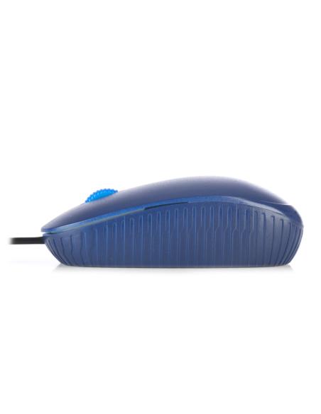 RATON NGS USB OPTICAL WIRED MOUSE FLAME BLUE