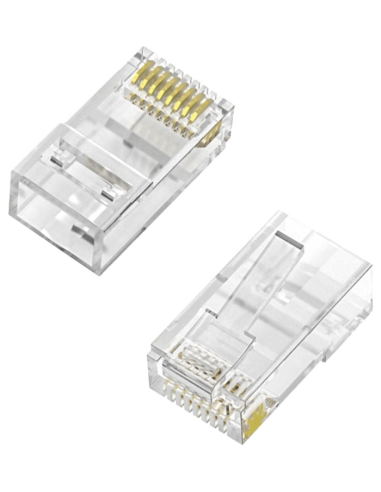 CONECTOR AISENS RJ45 8 HILOS CAT.6 AWG24 (100 UDS)