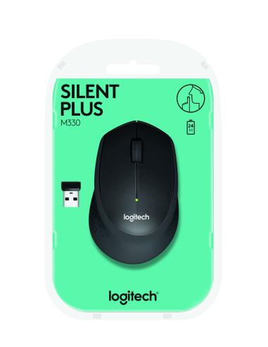 RATON LOGITECH INALAMBRICO M330 SILENCE PLUS NEGRO USBINAL 910-004909