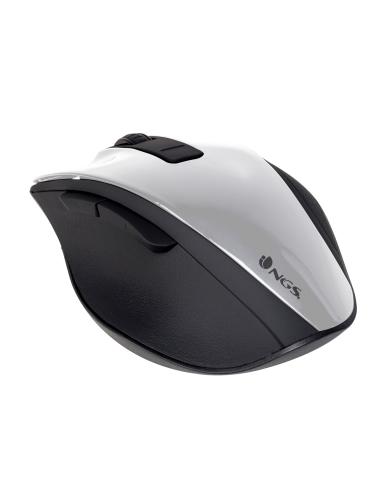 RATON NGS INALAMBRICO BOW USB BLANCO