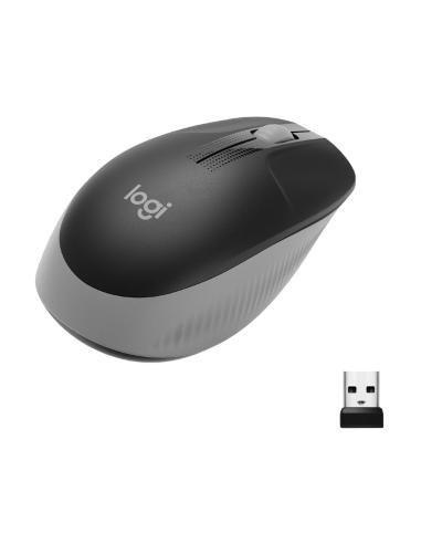RATON LOGITECH INALAMBRICO M190 USB GRIS MEDIO 910-005906