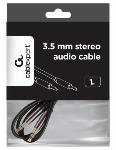 CABLE AUDIO GEMBIRD ESTEREO DE 3,5 MM, 1 M