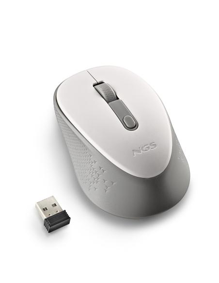 RATON NGS INALAMBRICO DEW WHITE NANO USB
