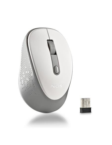 RATON NGS INALAMBRICO DEW WHITE NANO USB