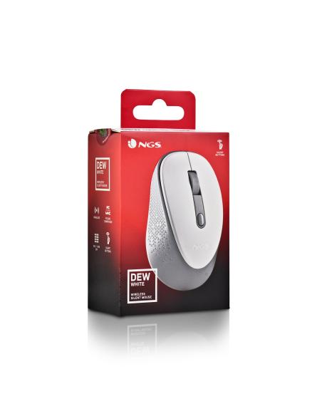 RATON NGS INALAMBRICO DEW WHITE NANO USB