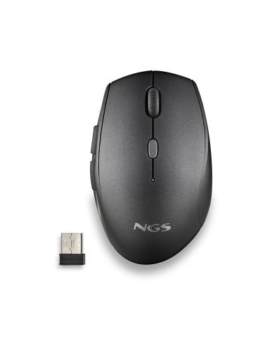 RATON NGS INALAMBRICO ERGONOMICO SILENCIOSO BEE BLACK USB
